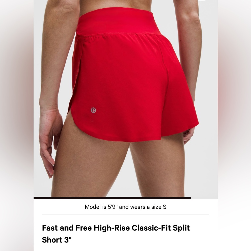 Lululemon Fast and Free 3in.
